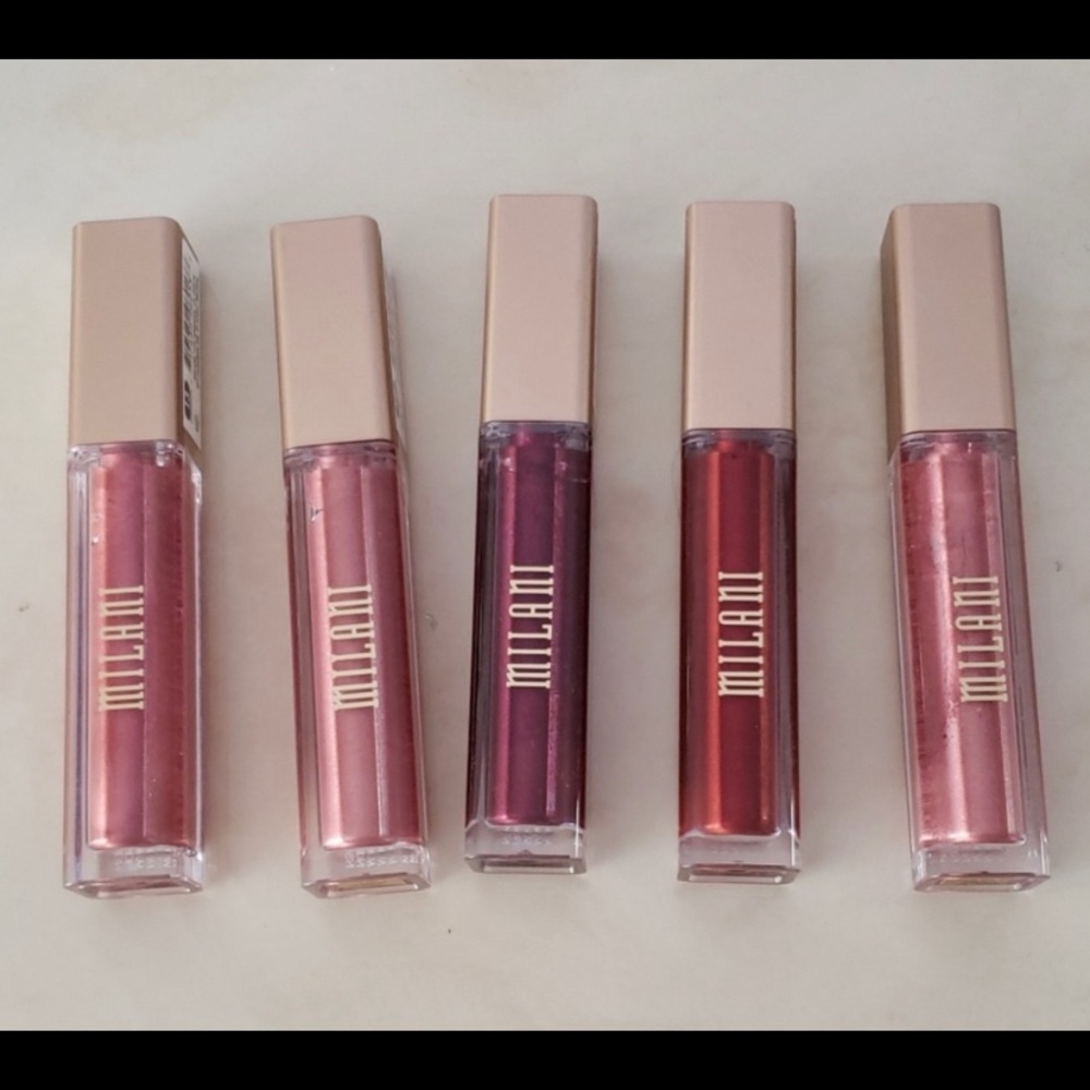 Milani metallic lip glosses